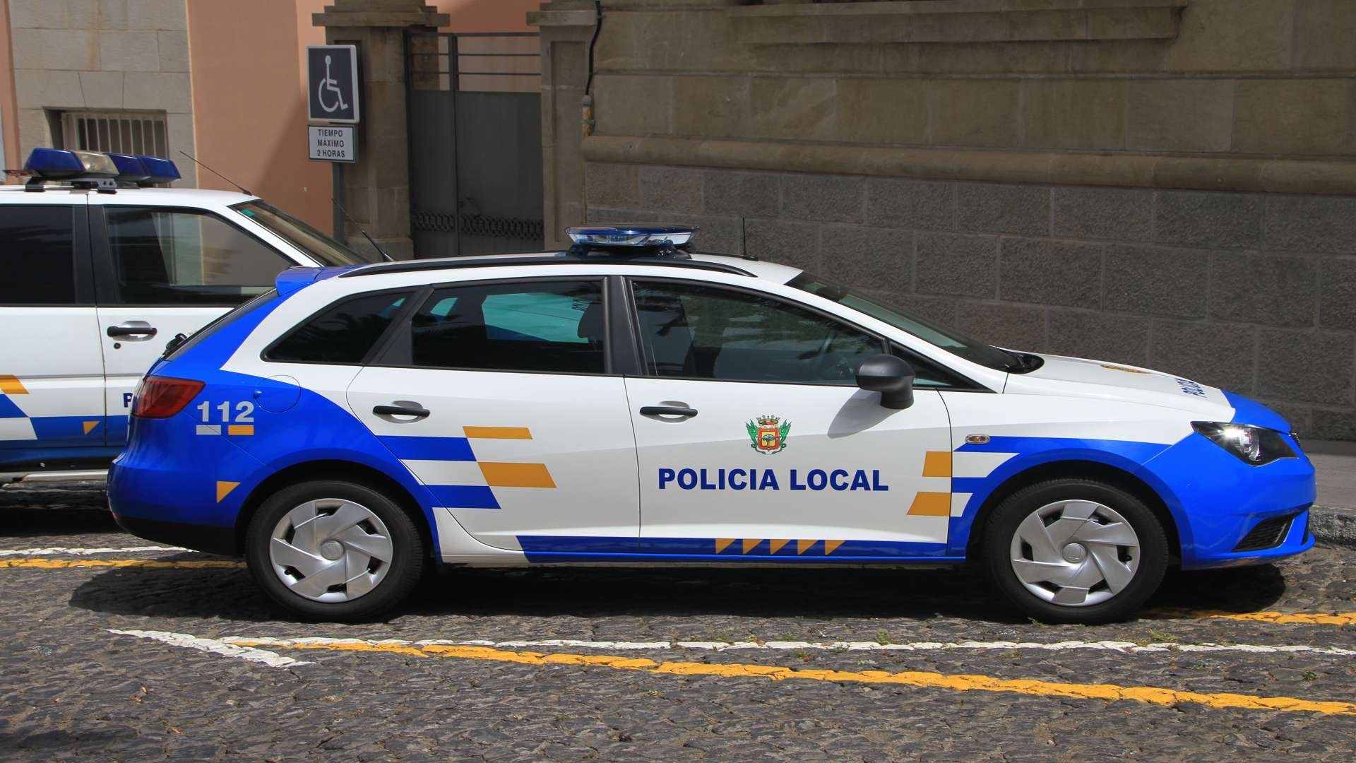 SEAT_Ibiza_ST_Policía_Local_car_in_La_Orotava_(Spain)