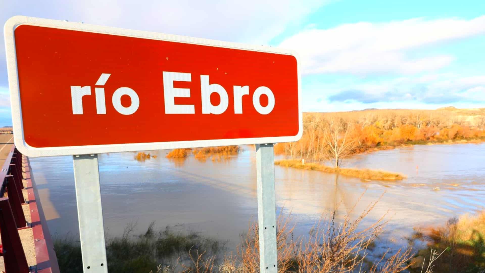 rótulo del rio Ebro rótulo del rio Ebro