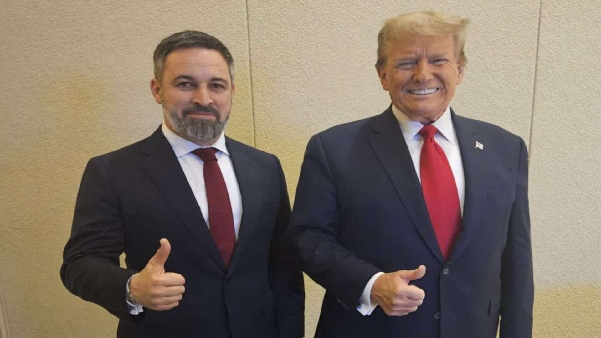 Santiago Abascal se reúne con Donald Trump en Washington