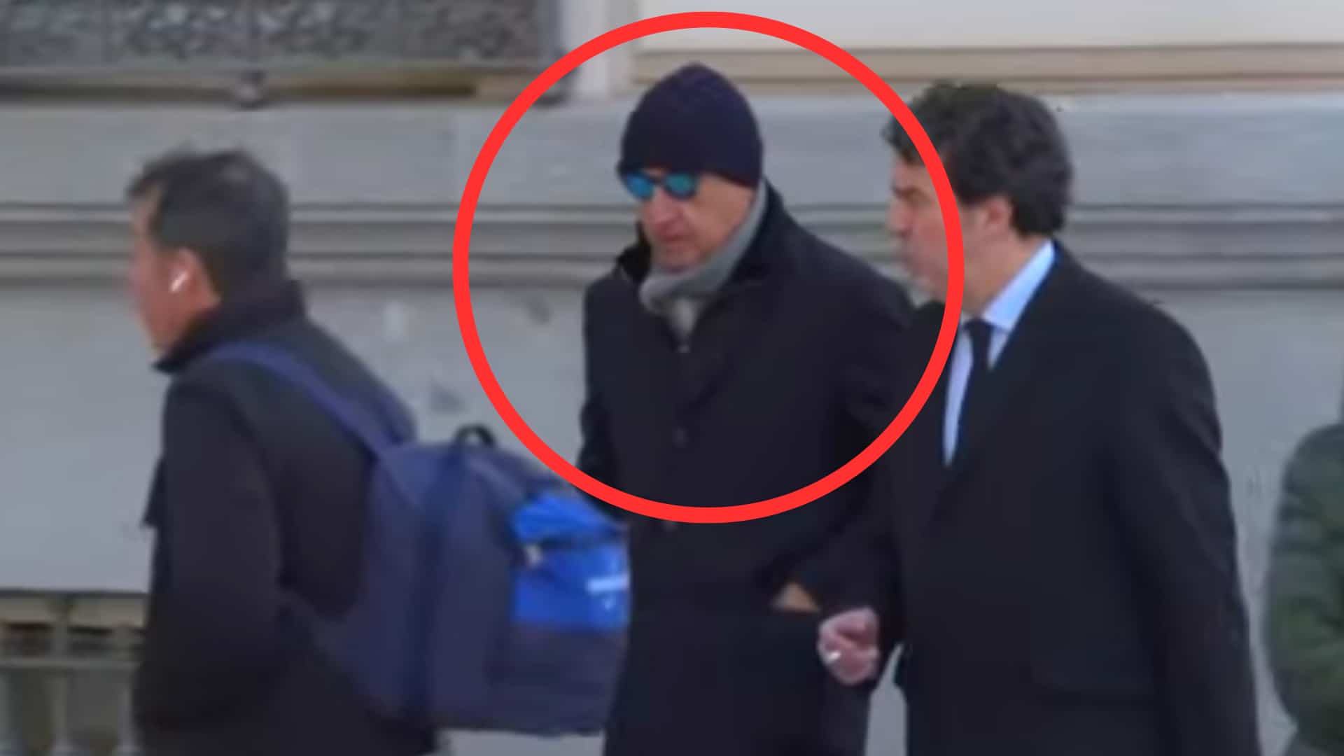 Juan Carlos Cueto saliendo de la audiencia nacional