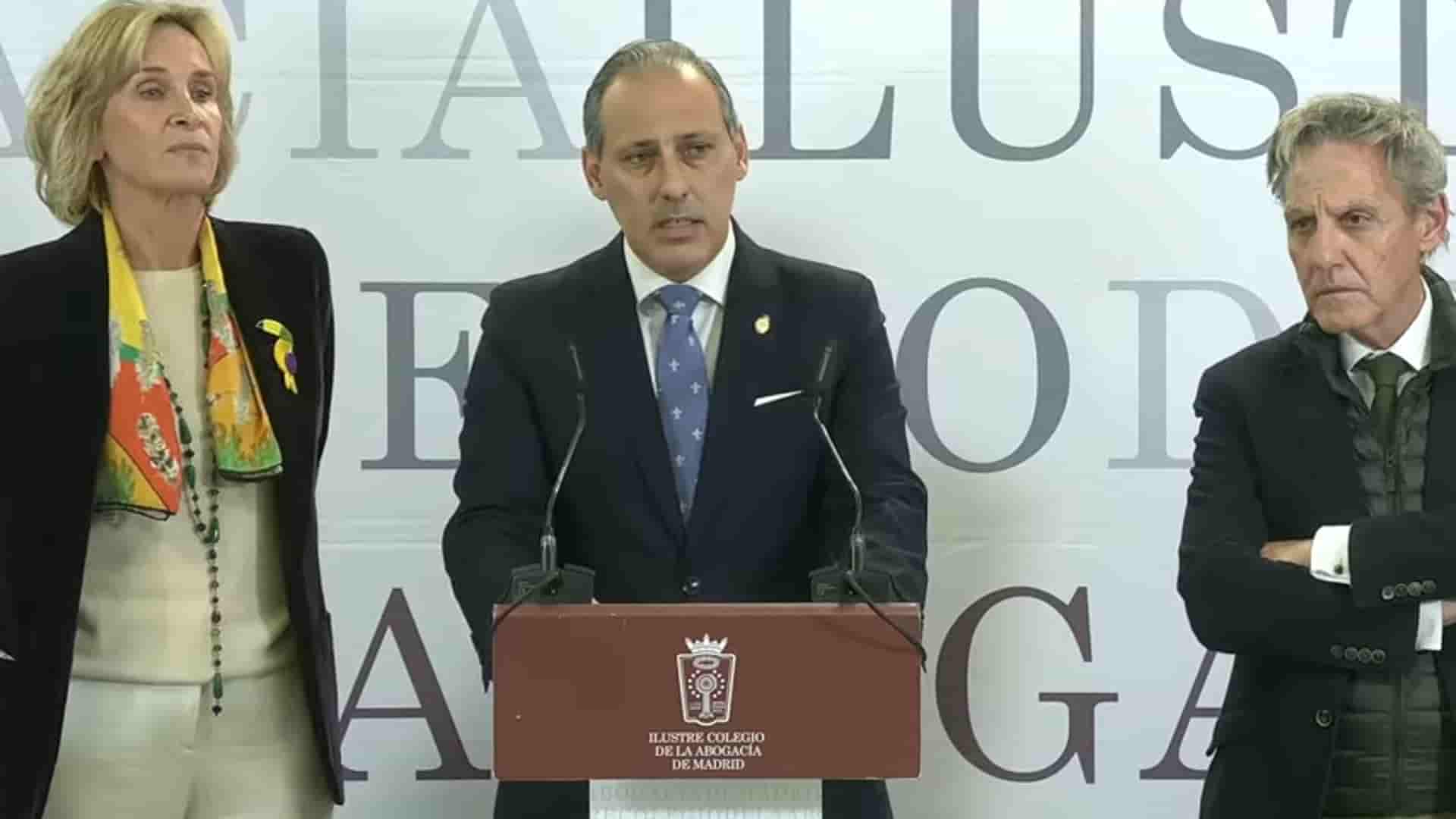 El Colegio de Abogados de Madrid se querella contra la Fiscalía por filtrar comunicaciones del abogado de la pareja de Ayuso