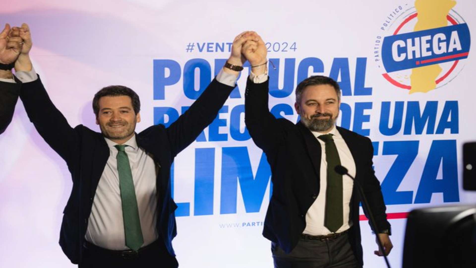 CHEGA podría ser segunda fuerza en Portugal según las encuestas a pie de urna