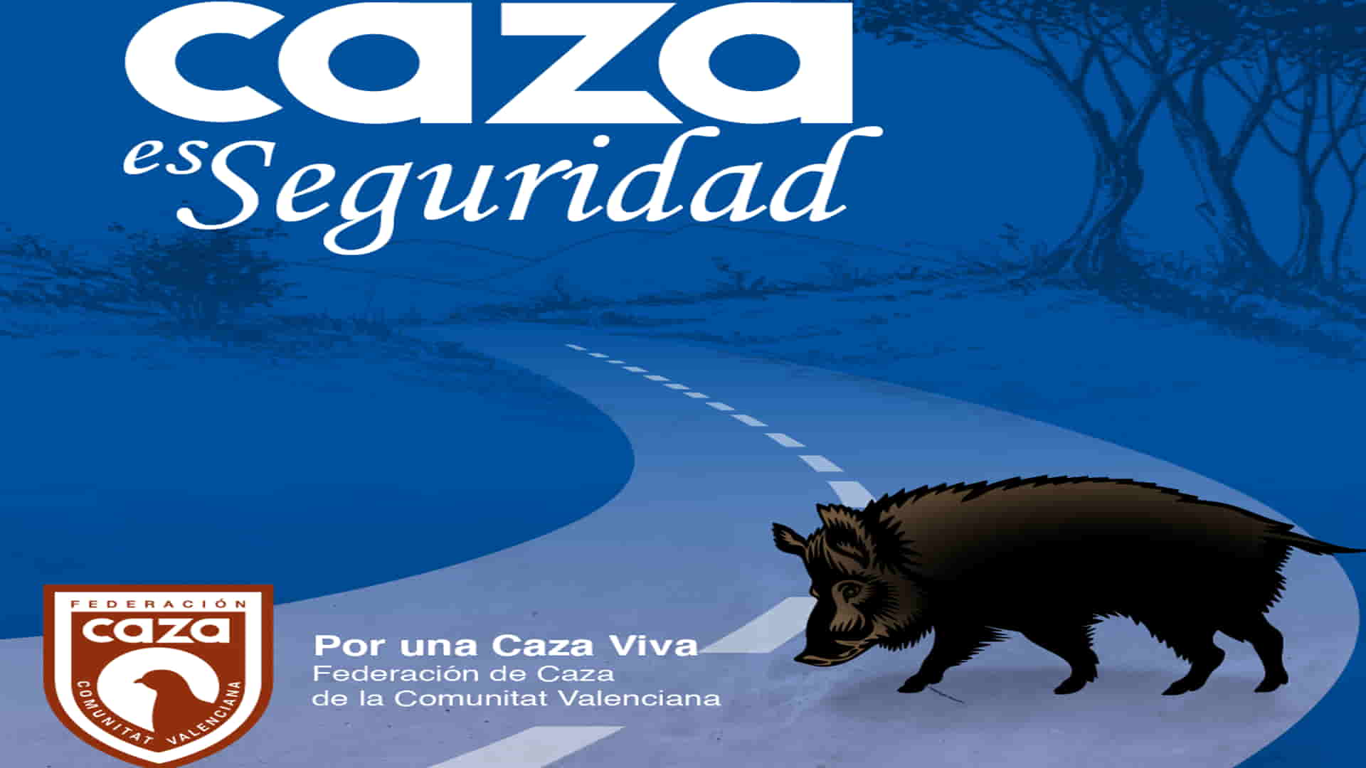 La Federación Valenciana de Caza, por la seguridad vial y la protección de los cultivos ante la sobrepoblación de fauna