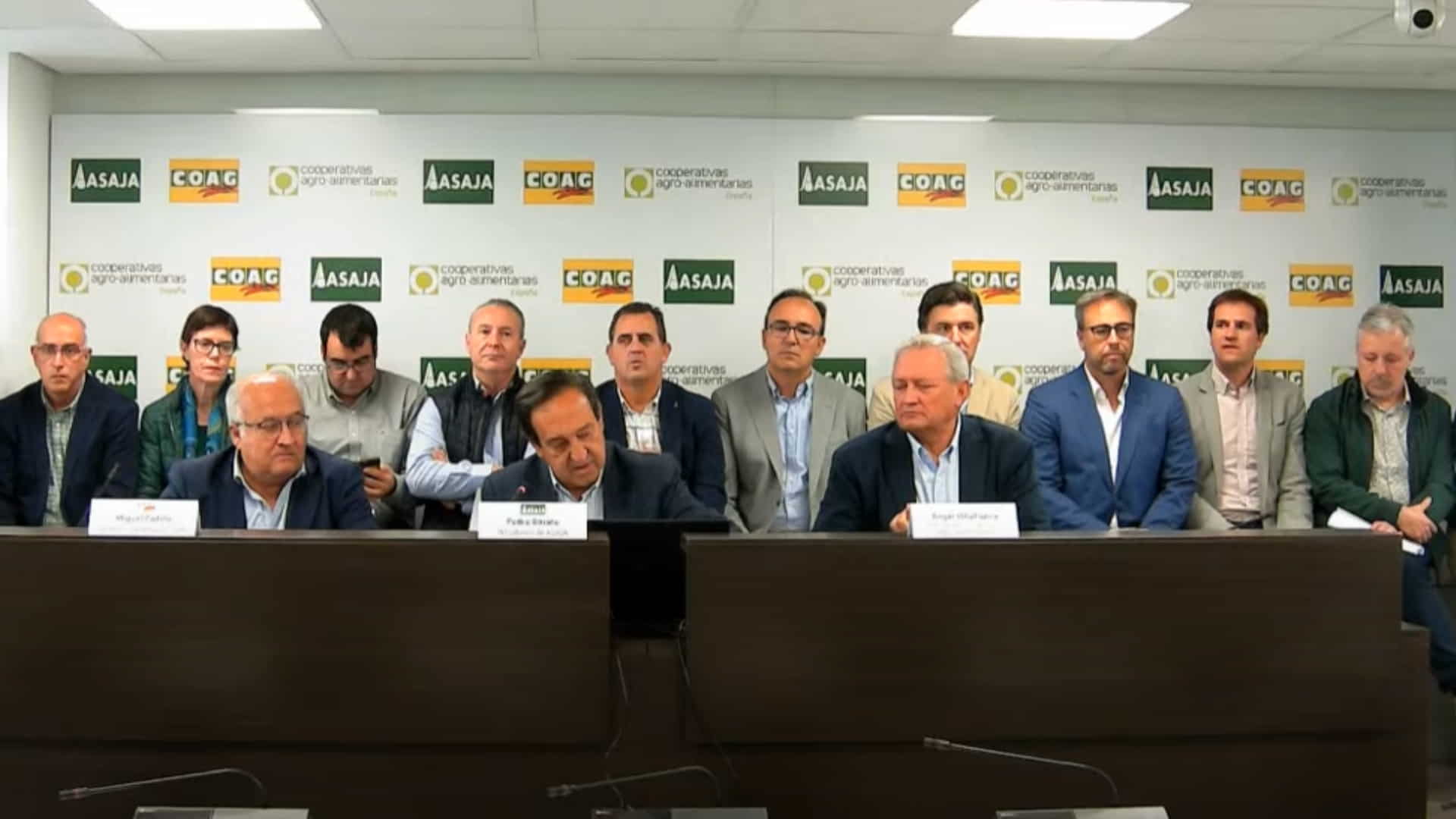 Rueda de prensa de organizaciones agrarias Rueda de prensa de organizaciones agrarias