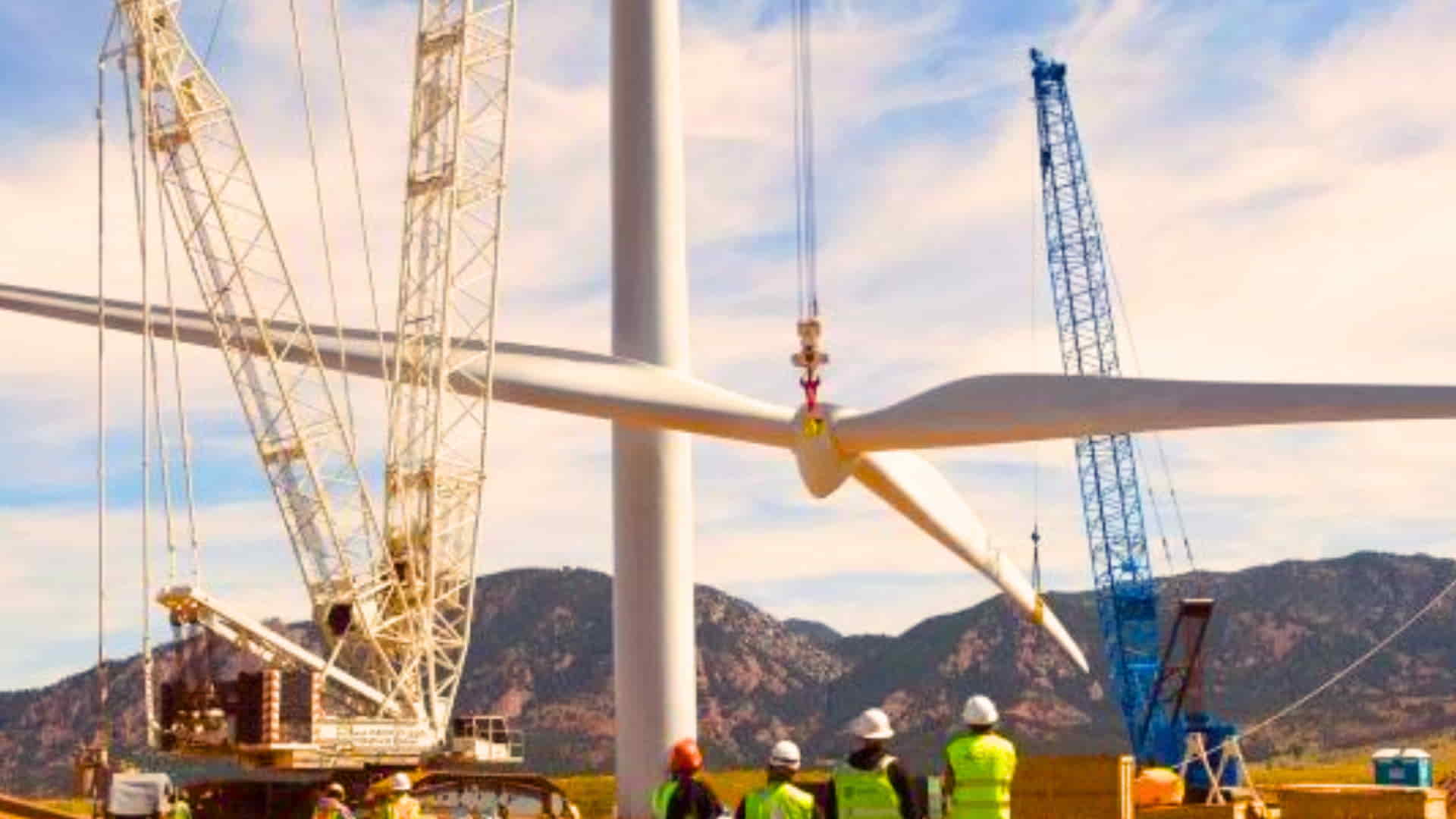 instalación de un parque eólico