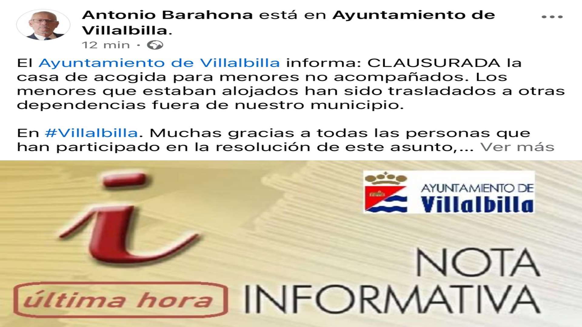 Villalbilla cierra el centro de MENAS tras la agresión a una menor de 14 años y que la gente se hartase y protestase