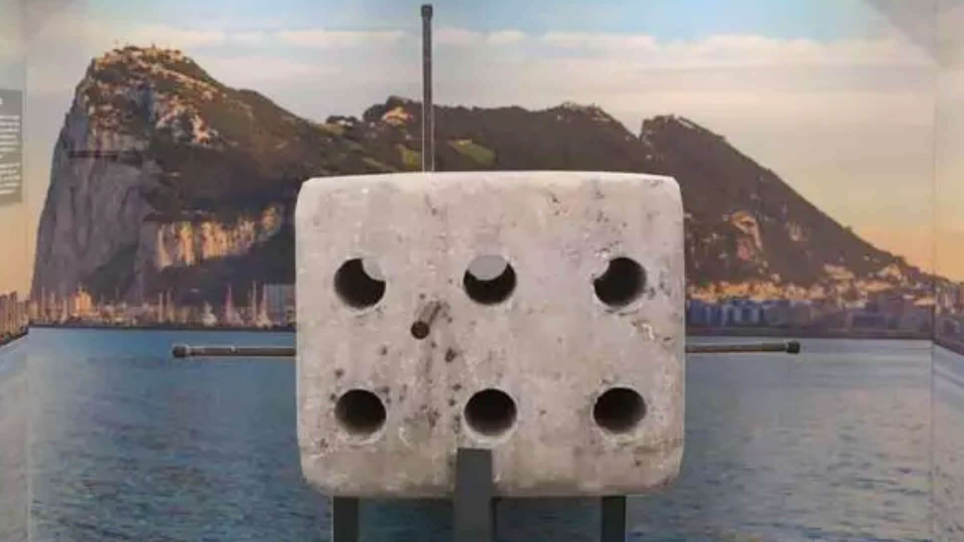 bloque de hormigón Reefy expuesto en la sede de VOX