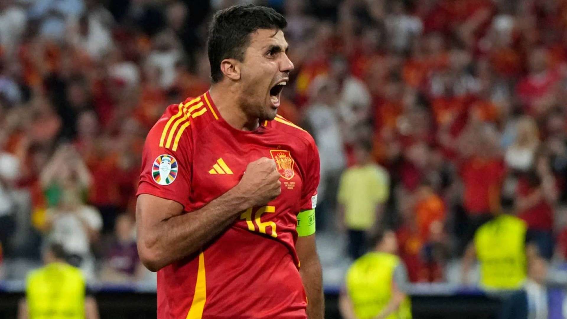 Rodri con la Selección Española/FTM