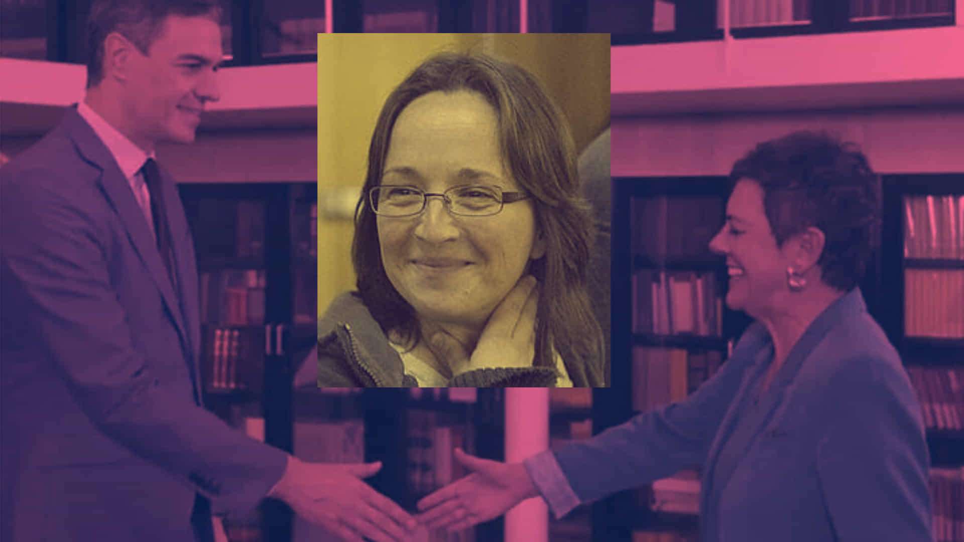 Pedro Sánchez, Ainoha García y Merche Aizpurúa montaje con Pedro Sánchez, Ainoha García y Merche Aizpurúa