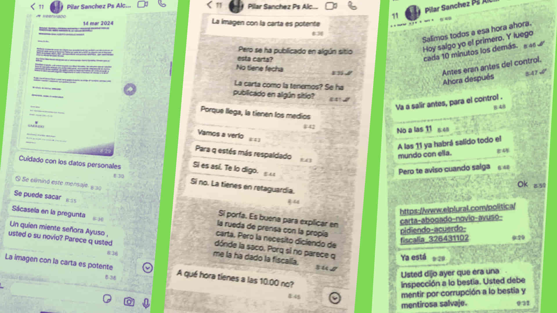 Lobato, sobre la filtración: ‘la necesito diciendo de dónde la saco. Porque si no parece que me la ha dado la Fiscalía’