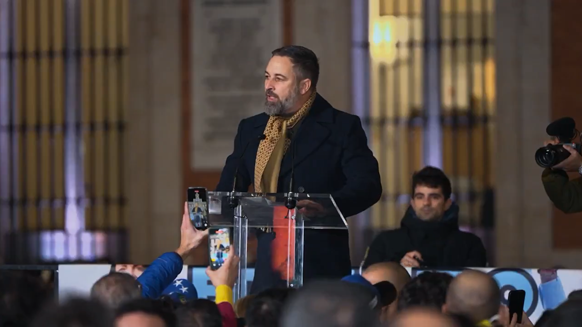 Abascal en la manifestación a favor de la libertad en Venezuela: «El usurpador Maduro debe caer»