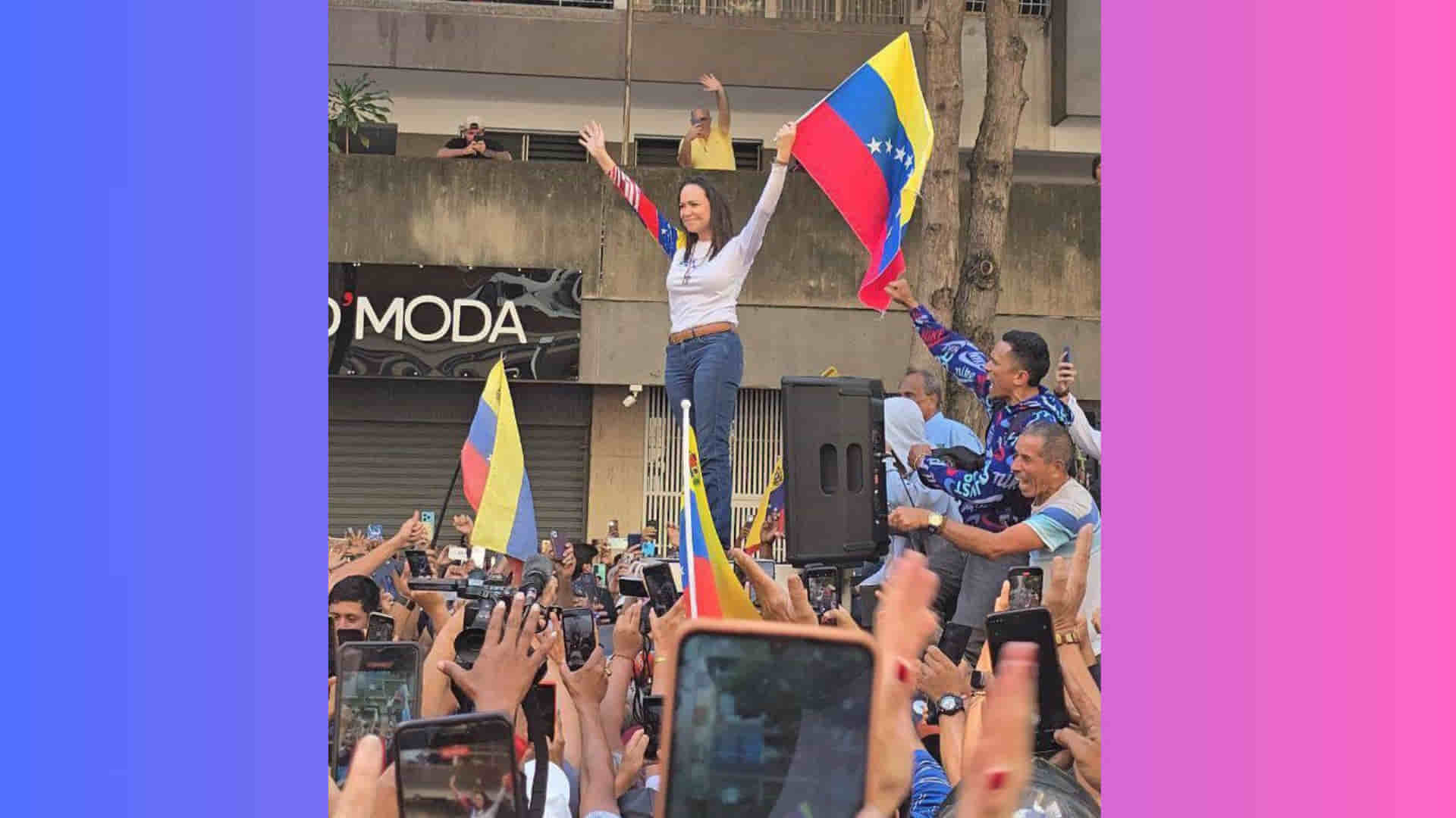 María Corina Machado en Caracas