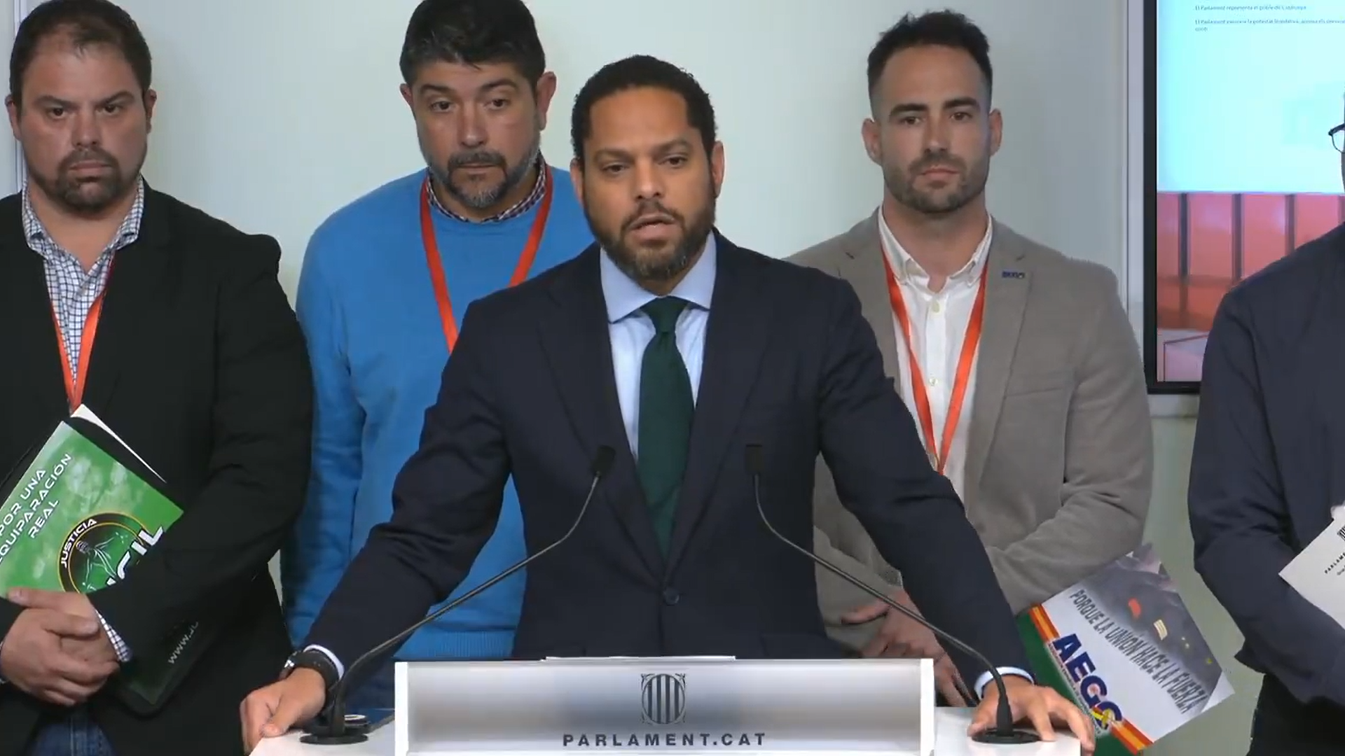 Ofensiva de VOX en Cataluña contra el «atropello» en el traspaso de competencias de fronteras e inmigración