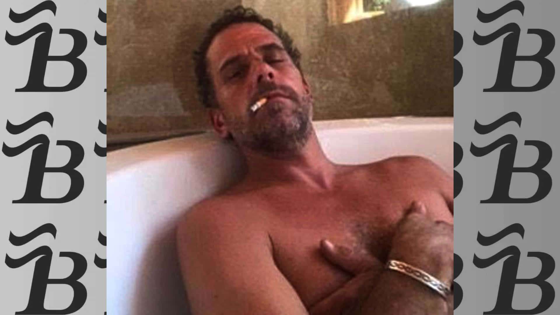 Hunter Biden En la bañera