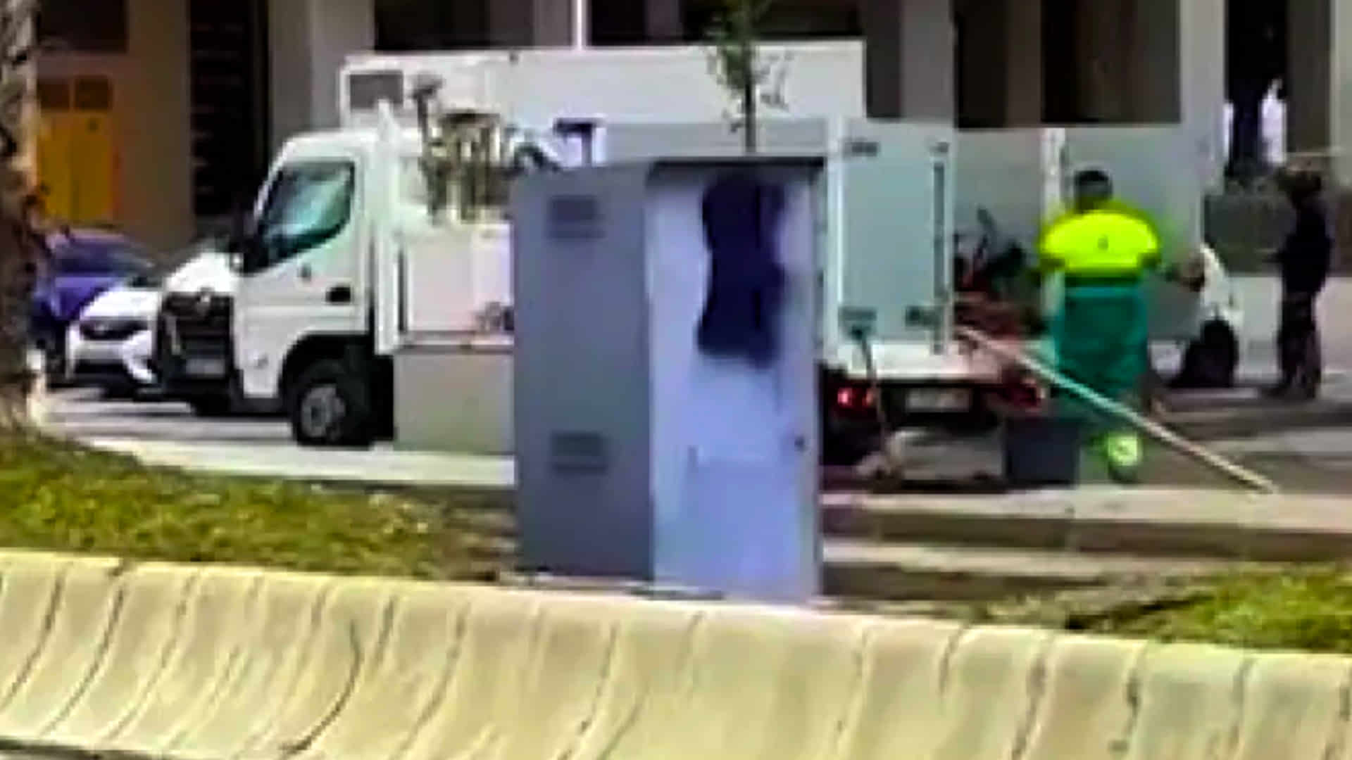 Imagen de radar vandalizado en IG de 101 TV Málaga