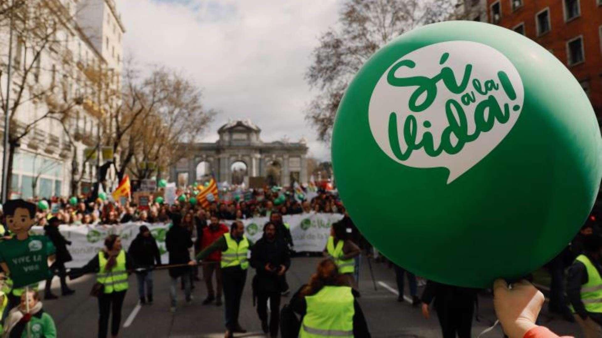 Marcha en Madrid. Foto: EL DEBATE