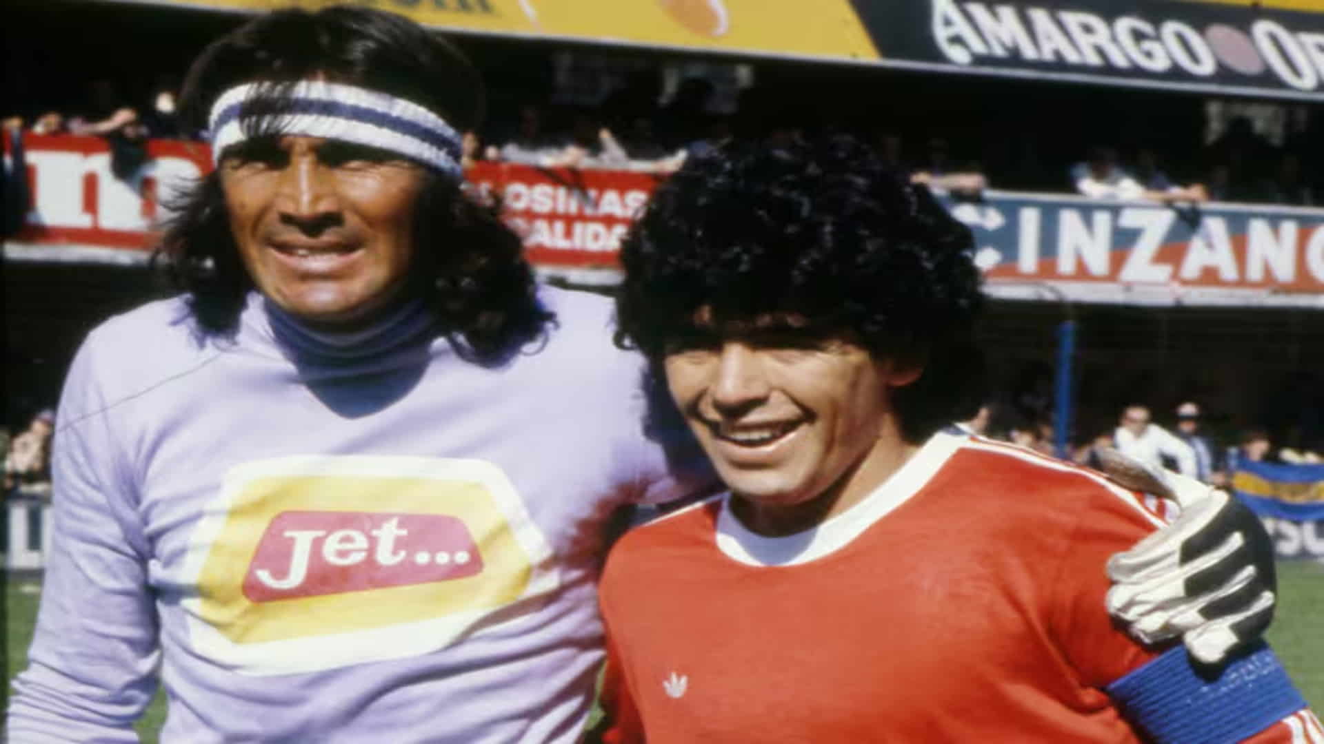 Hugo El Loco Gatti y Maradona