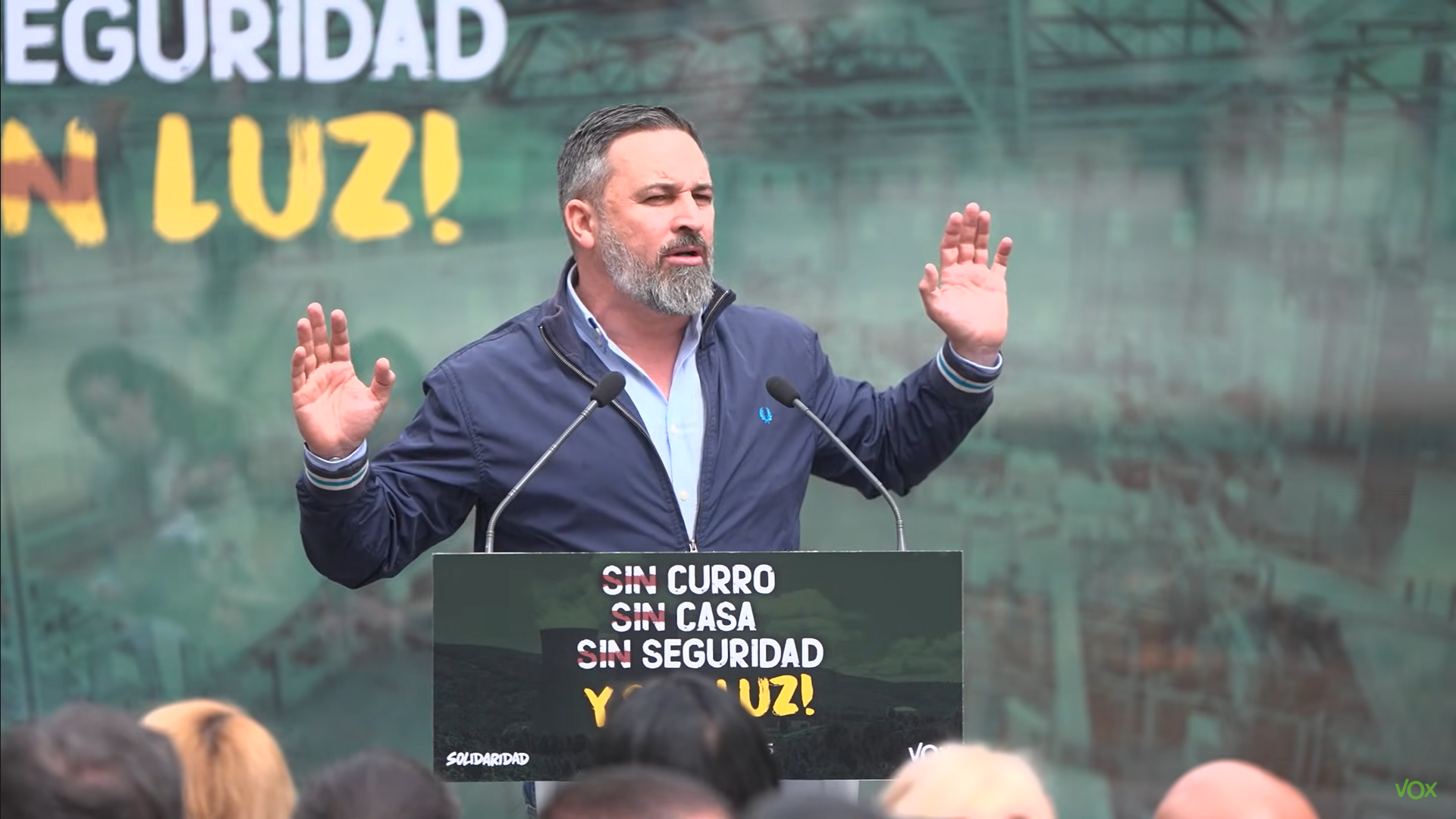 Abascal señala a Sánchez como el origen del apagón: «Todos a una contra este Gobierno criminal»