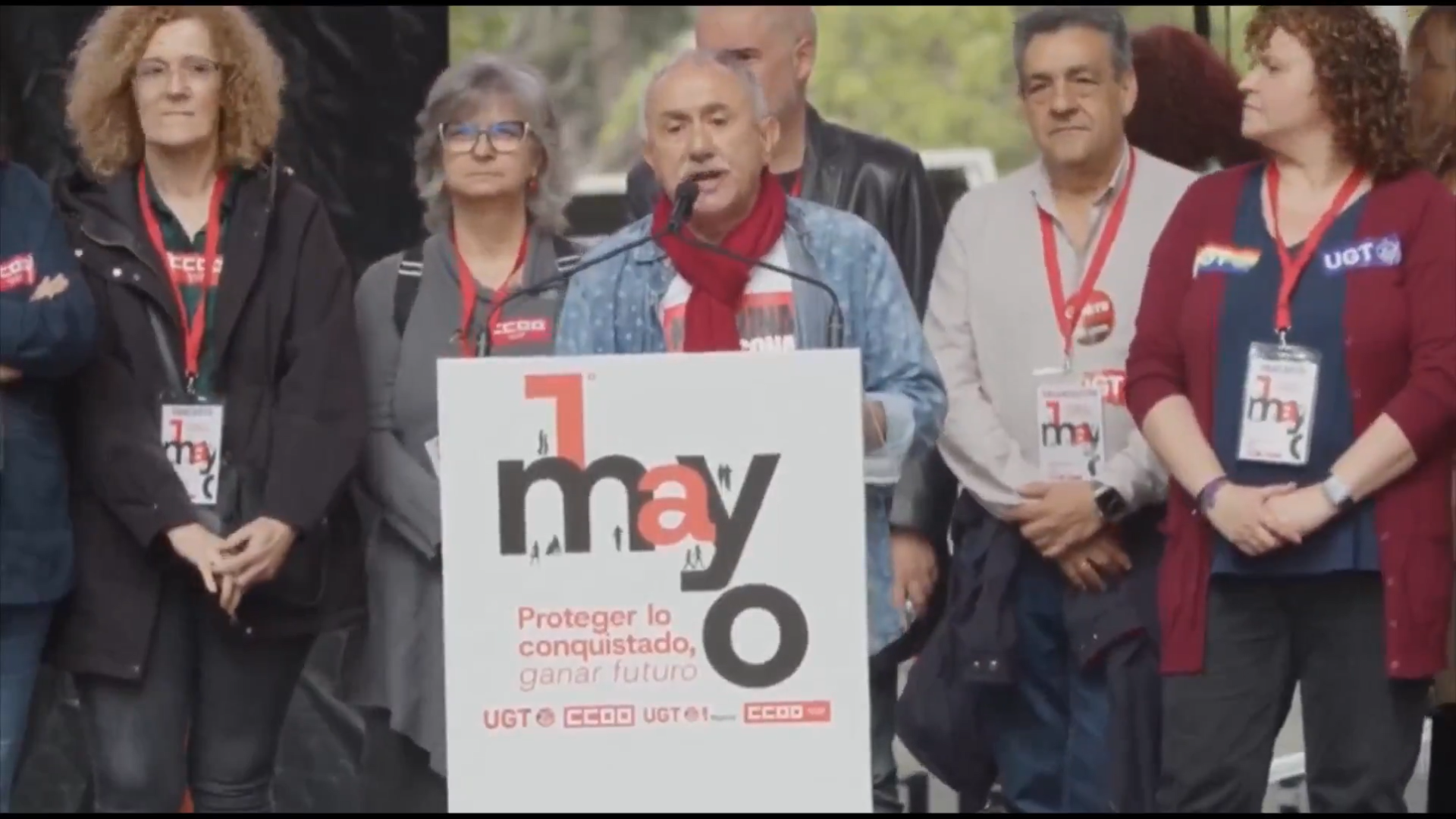 UGT hace el ridículo en la manifestación de ayer atacando a Trump: «Le gustaría que las mujeres fueran esclavas»