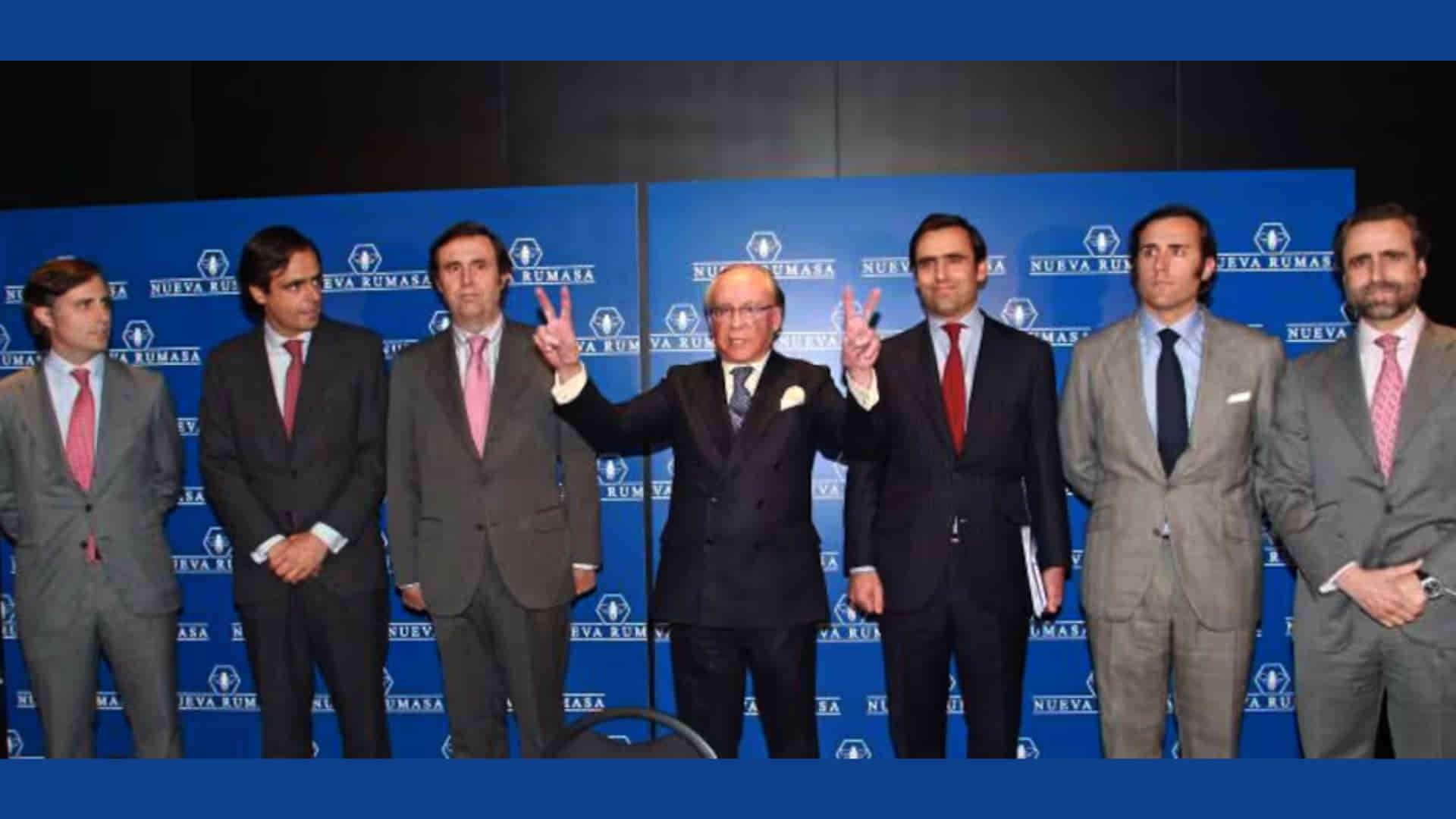 José María Ruiz-Mateos y sus hijos José María Ruiz-Mateos y sus hijos