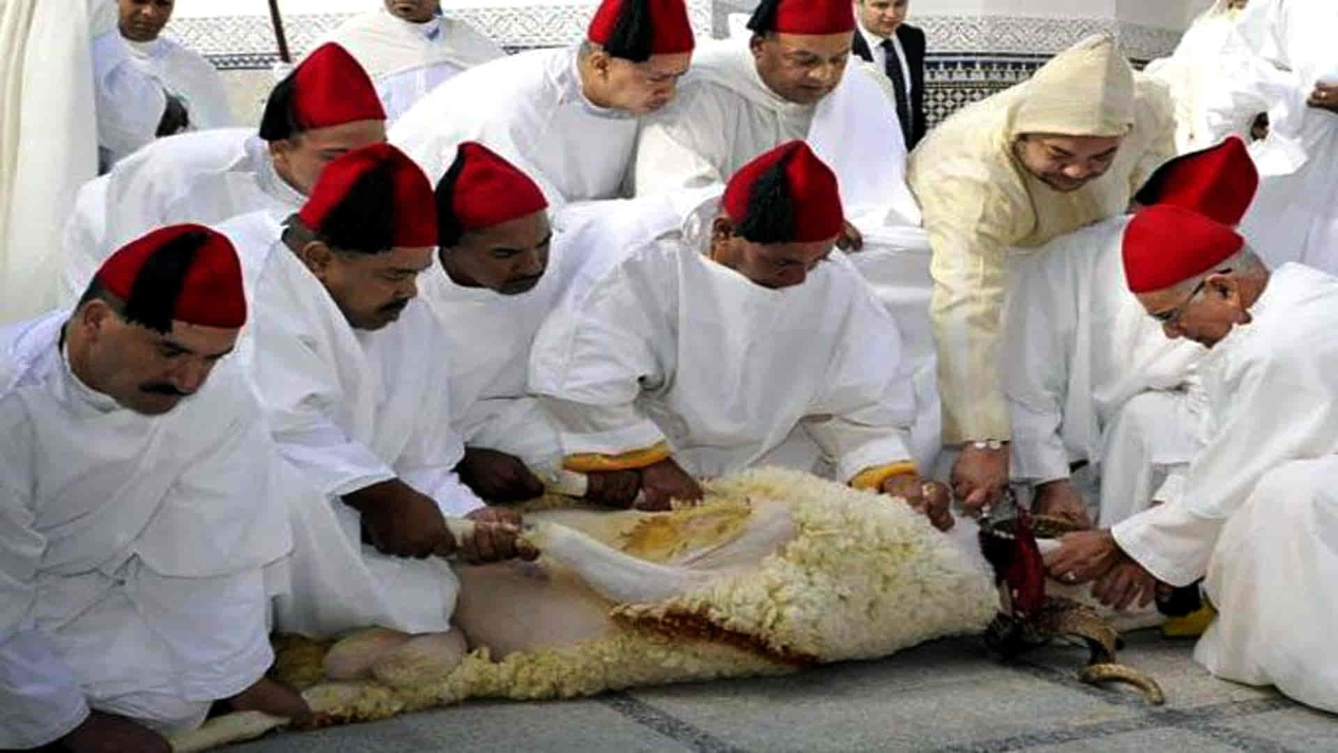 musulmanes en la fiesta del cordero musulmanes en la fiesta del cordero