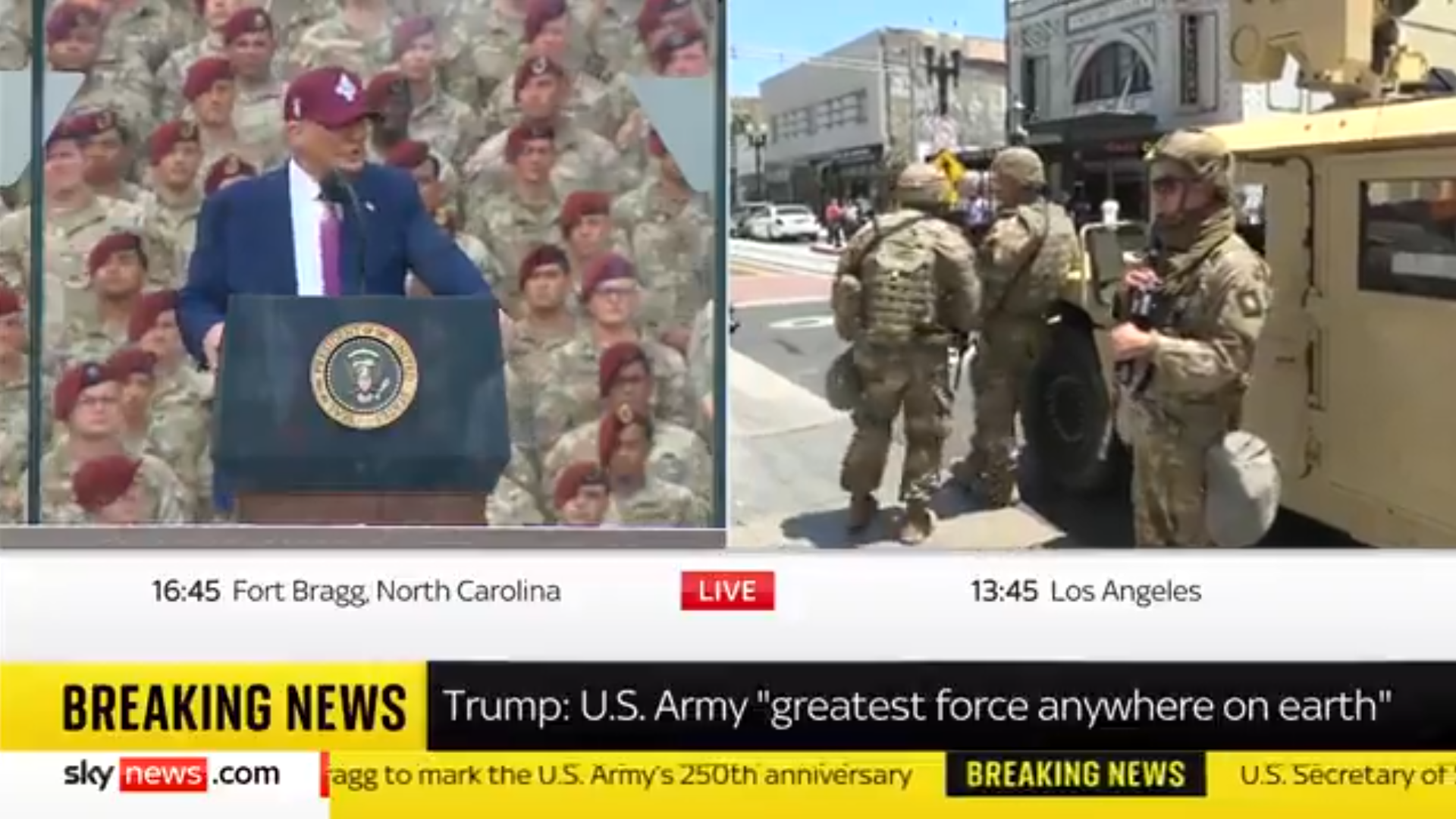 Toque de queda en el centro de Los Ángeles tras los disturbios provocados por los inmigrantes ilegales y los terroristas de Antifa