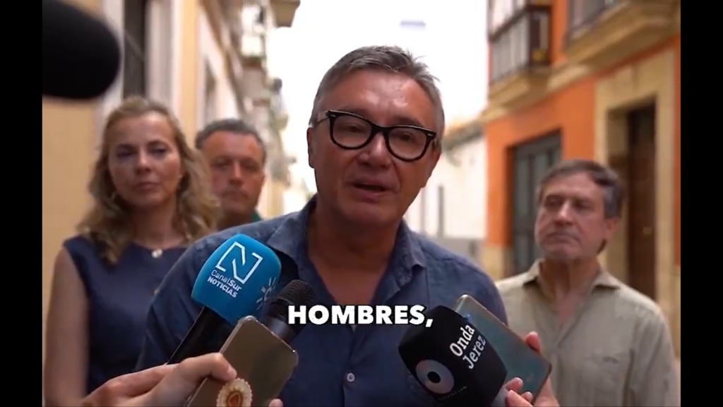 Gavira advierte que en Andalucía «hay mucha inmigración ilegal disfrazada de refugiados»