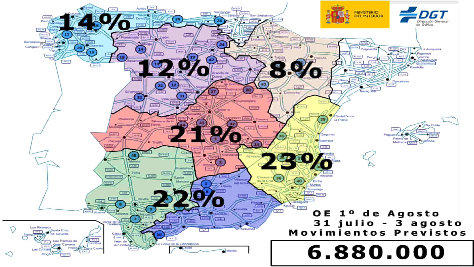Información sobre la Operación Salida de Agosto