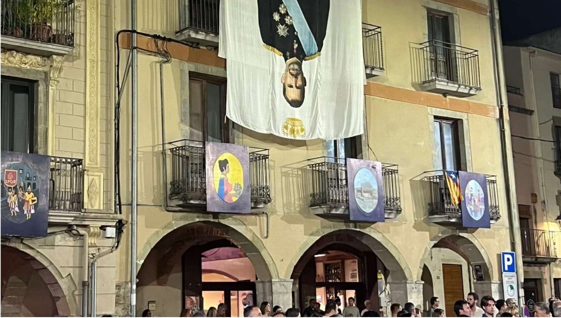 Pancarta del rey/ABC