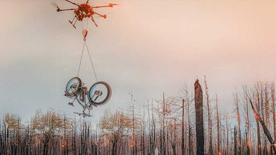 Ucrania rescata a un soldado con una e-bike lanzada por dron: así fue la operación imposible