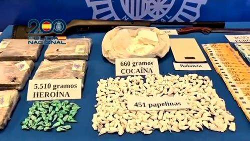 Imágenes de la operación policial