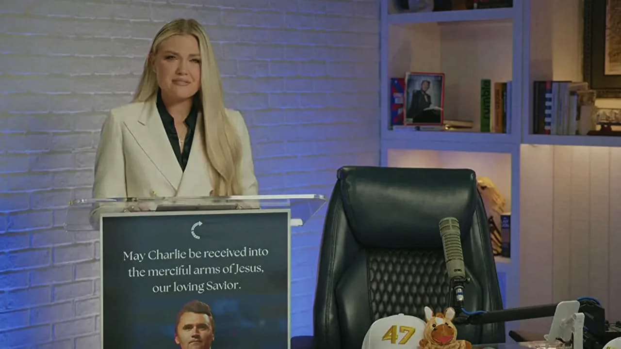 El homenaje de Erika Kirk: ‘mataron a Charlie porque predicó un mensaje de patriotismo, fe y amor misericordioso de Dios’