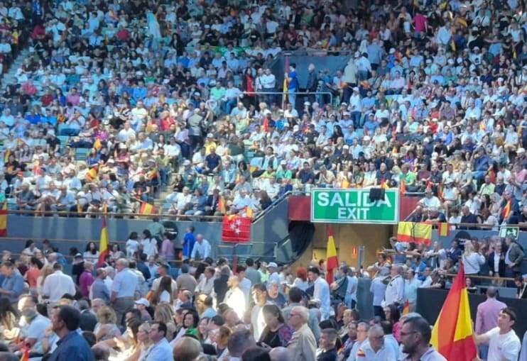 Europa Viva 25 Madrid lleno absoluto