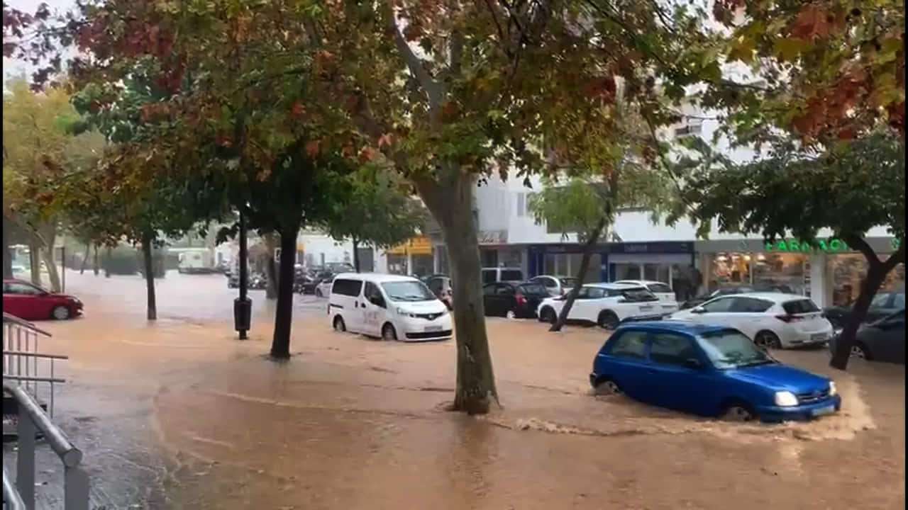 Inundaciones en Ibiza