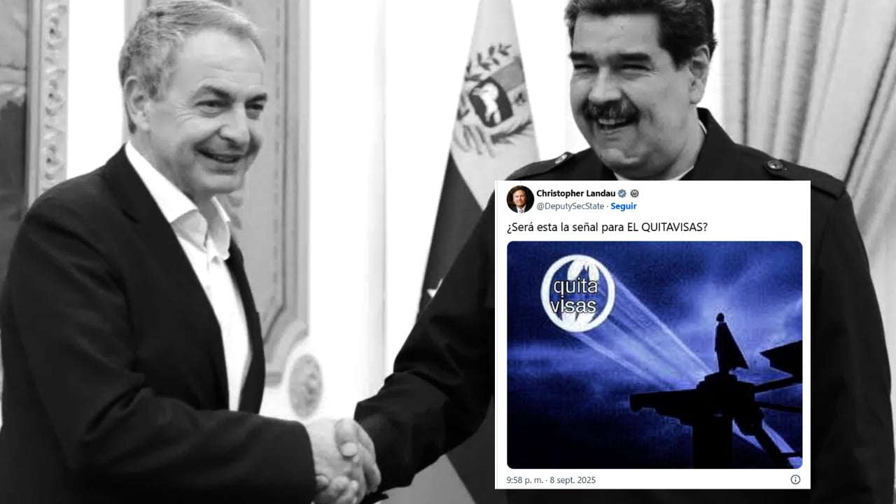 EEUU sugiere retirarle la visa a Zapatero por sus vínculos con Maduro