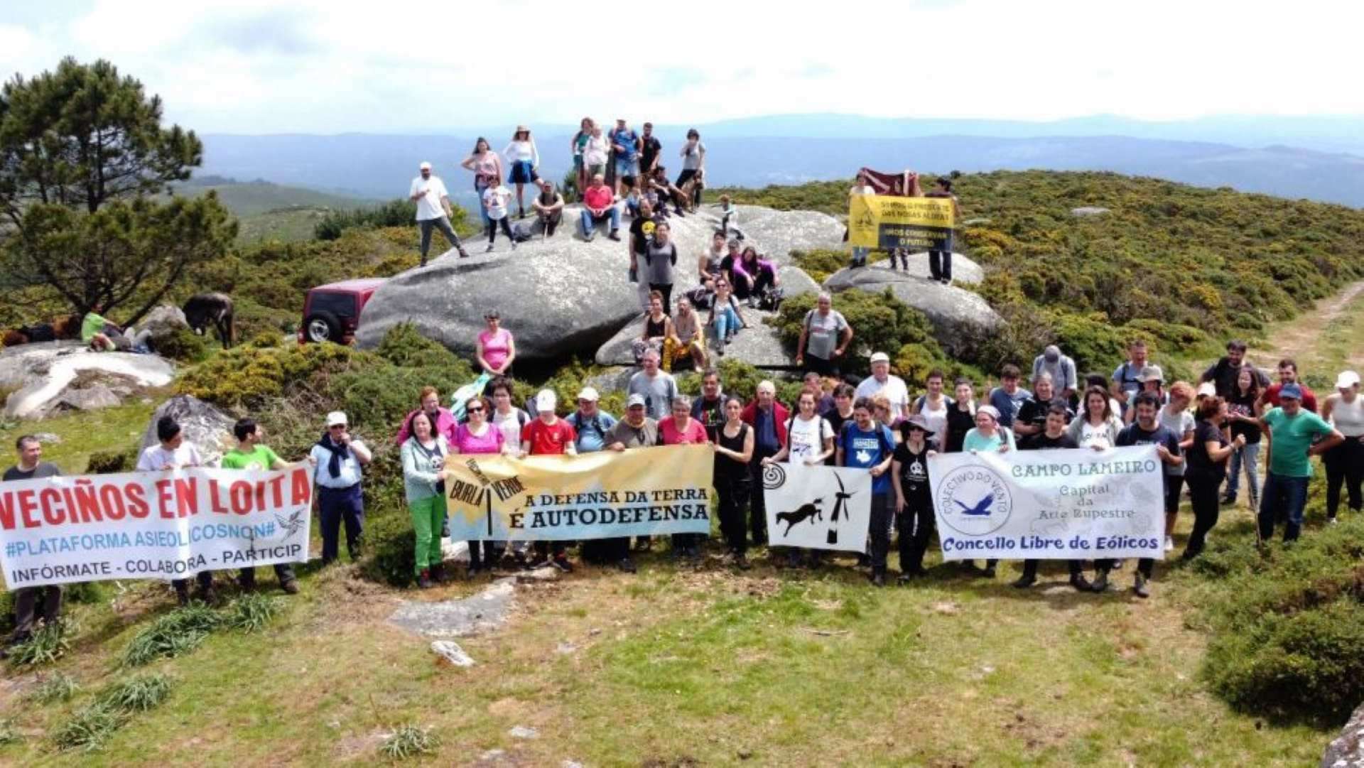 Disparate en Galicia donde quieren construir mega parques eólicos