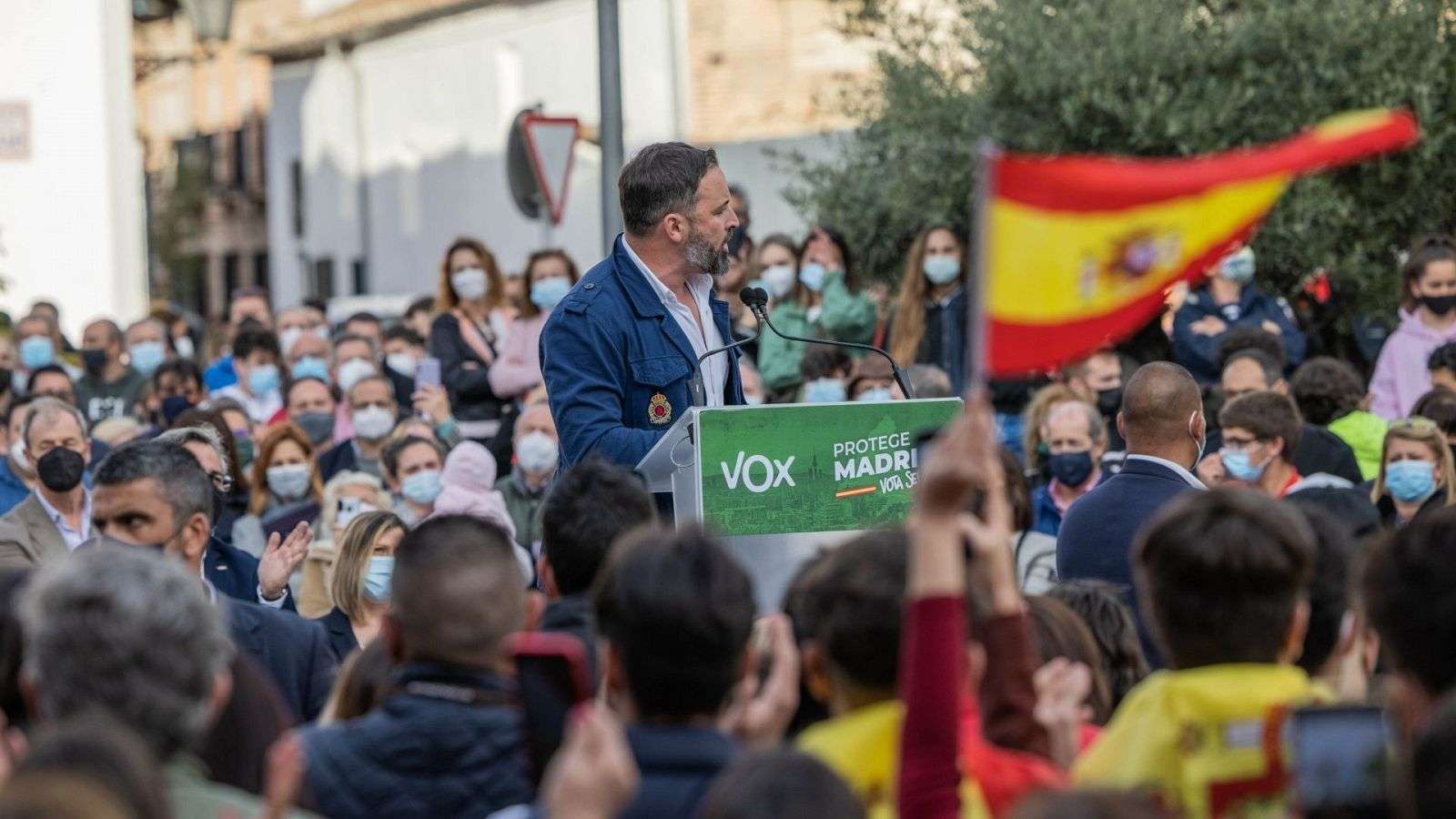 Mitin de VOX/RTVE