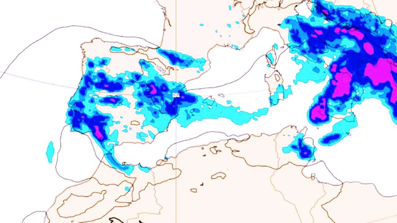 borrasca Gabrielle AEMET