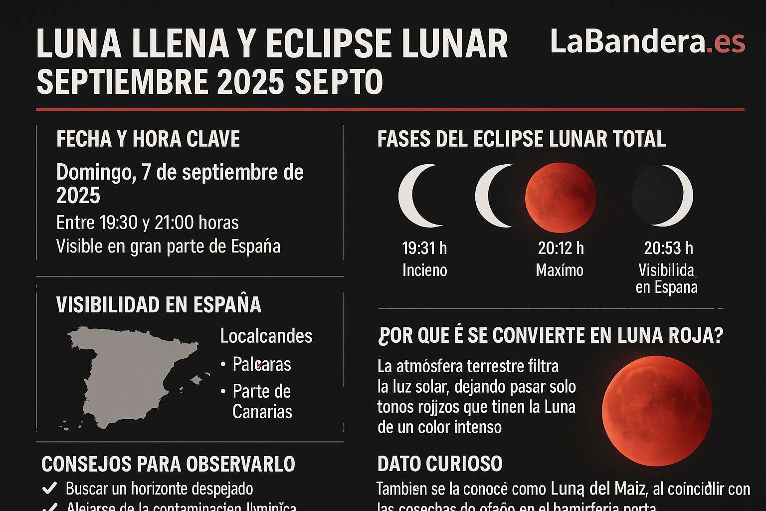 eclipse lunar completo septiembre