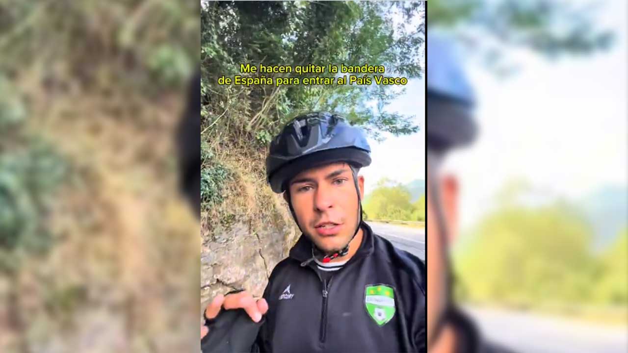 le exigieron quitar la bandera de España