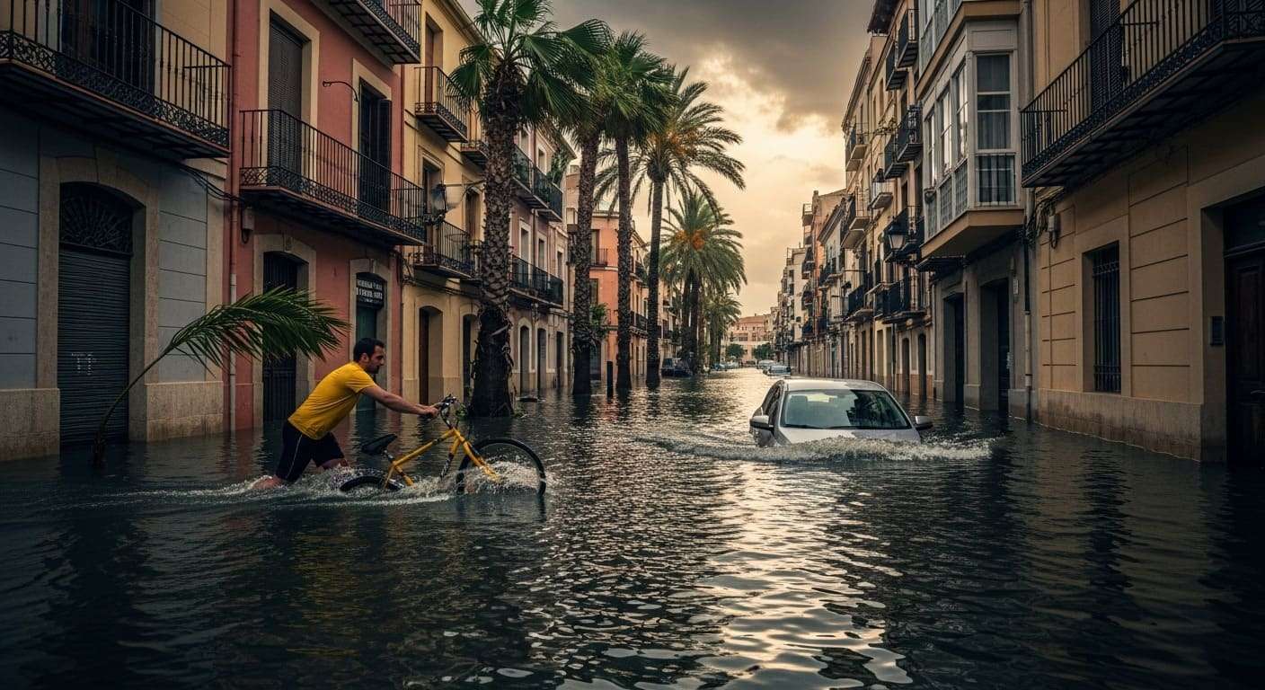 Comunidad Valenciana en alerta: avisos rojos y riesgo de inundaciones por lluvias torrenciales