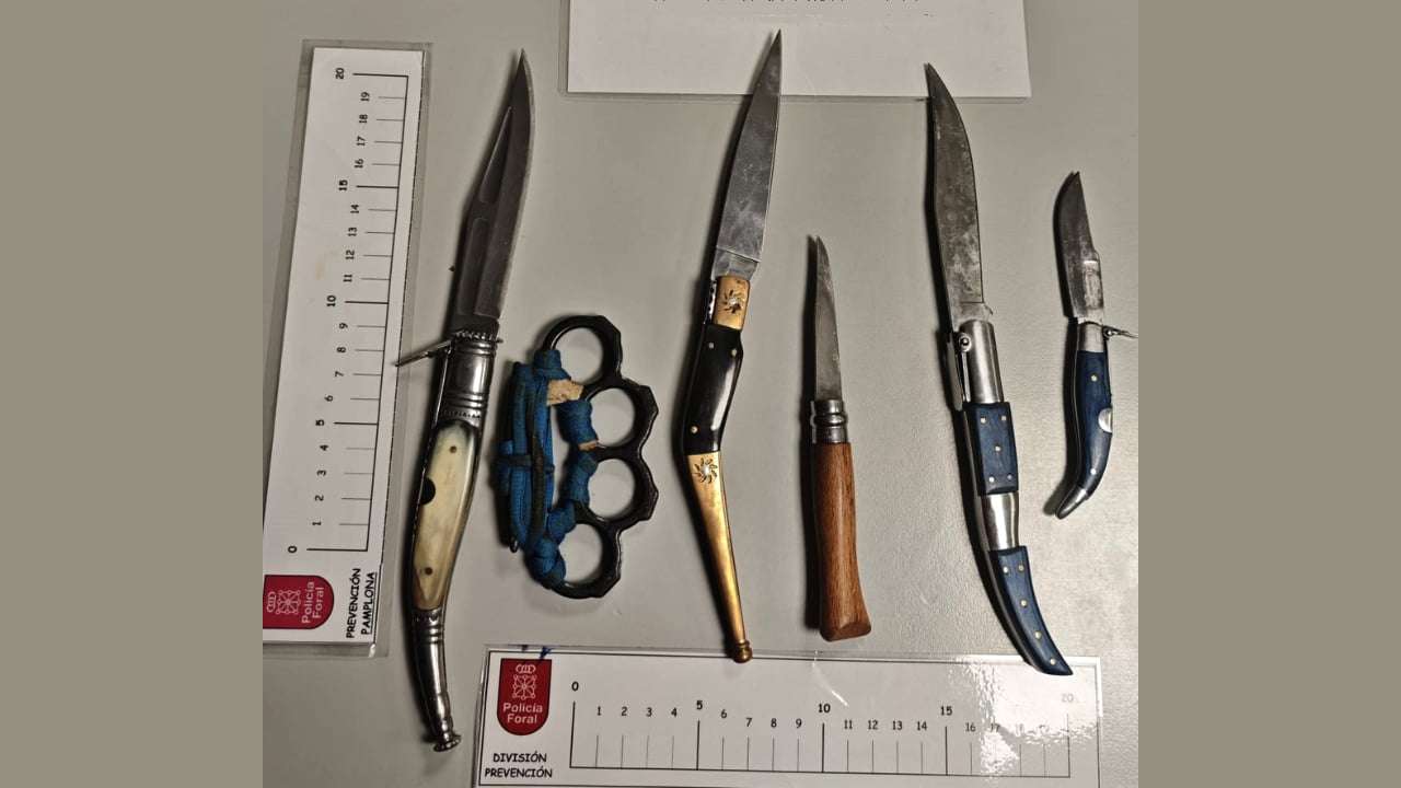 ‘Son nuestras costumbres’: alegan navajeros armados a la Policía Foral de Navarra