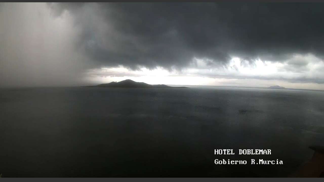 Dana Alice sobre el Mar Menor el 10 de octubre