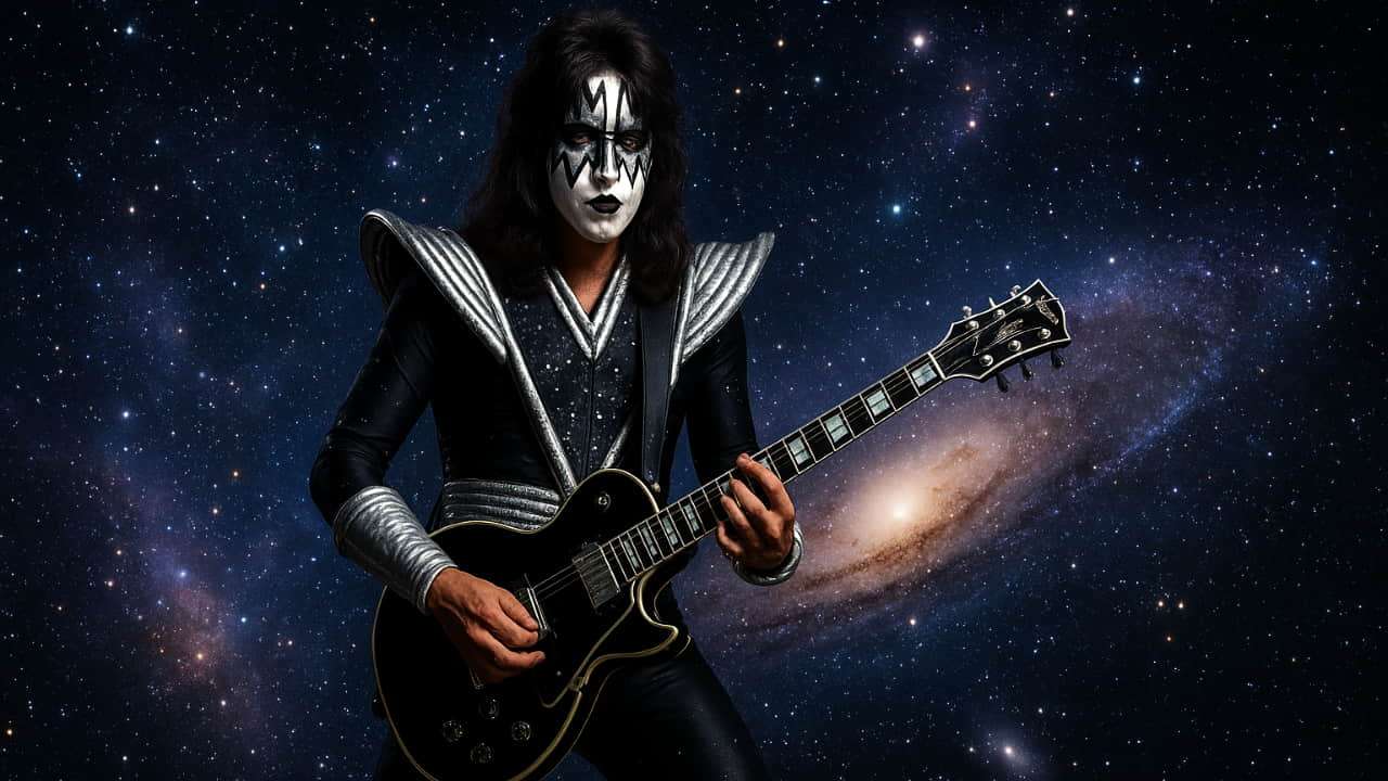 Imagen de IA de Ace Frehley