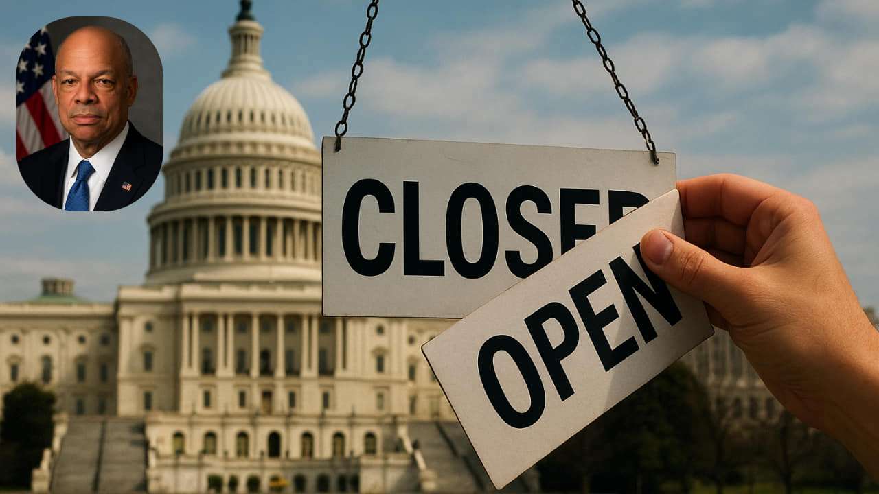 Jeh Johnson, exsecretario de Seguridad Nacional con Obama, insta a reabrir el Gobierno Federal