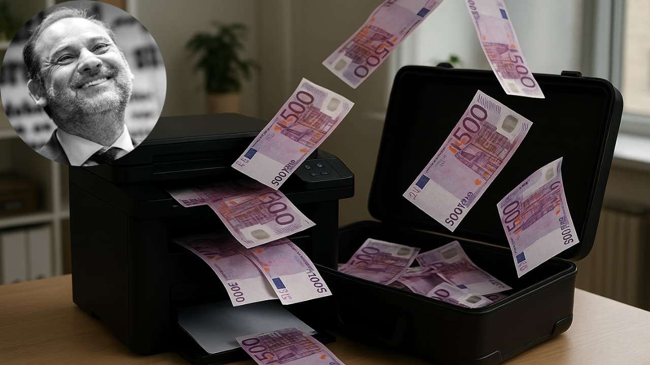 Ábalos se defiende: ‘Los folios no eran billetes de 500, mi impresora consumía mucho papel’