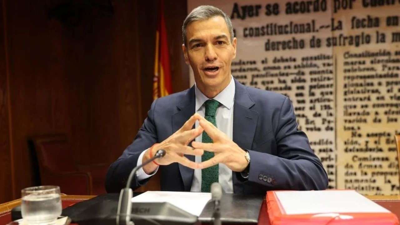 Pedro Sánchez en el Senado/ABC