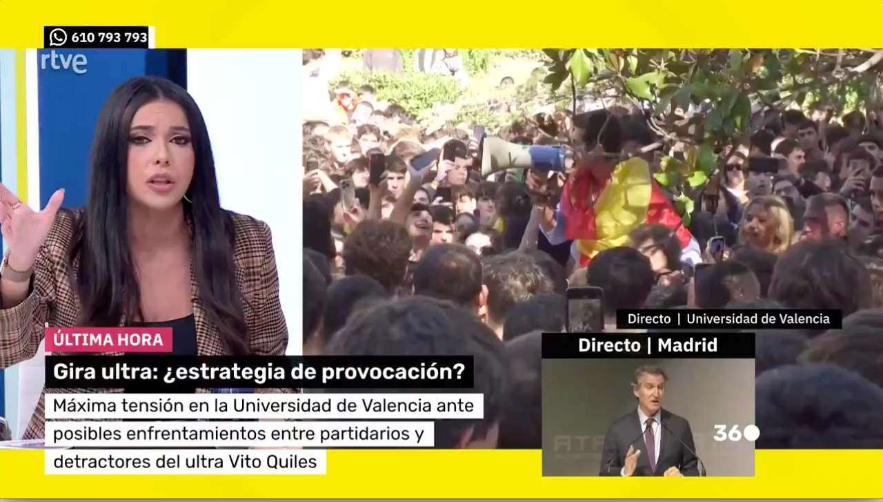 Sarah Santaolalla en Mañaneros 360