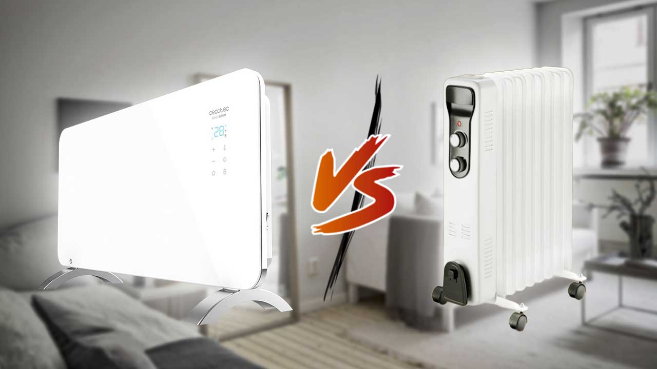 Convector eléctrico o radiador: cuál calienta más y gasta menos