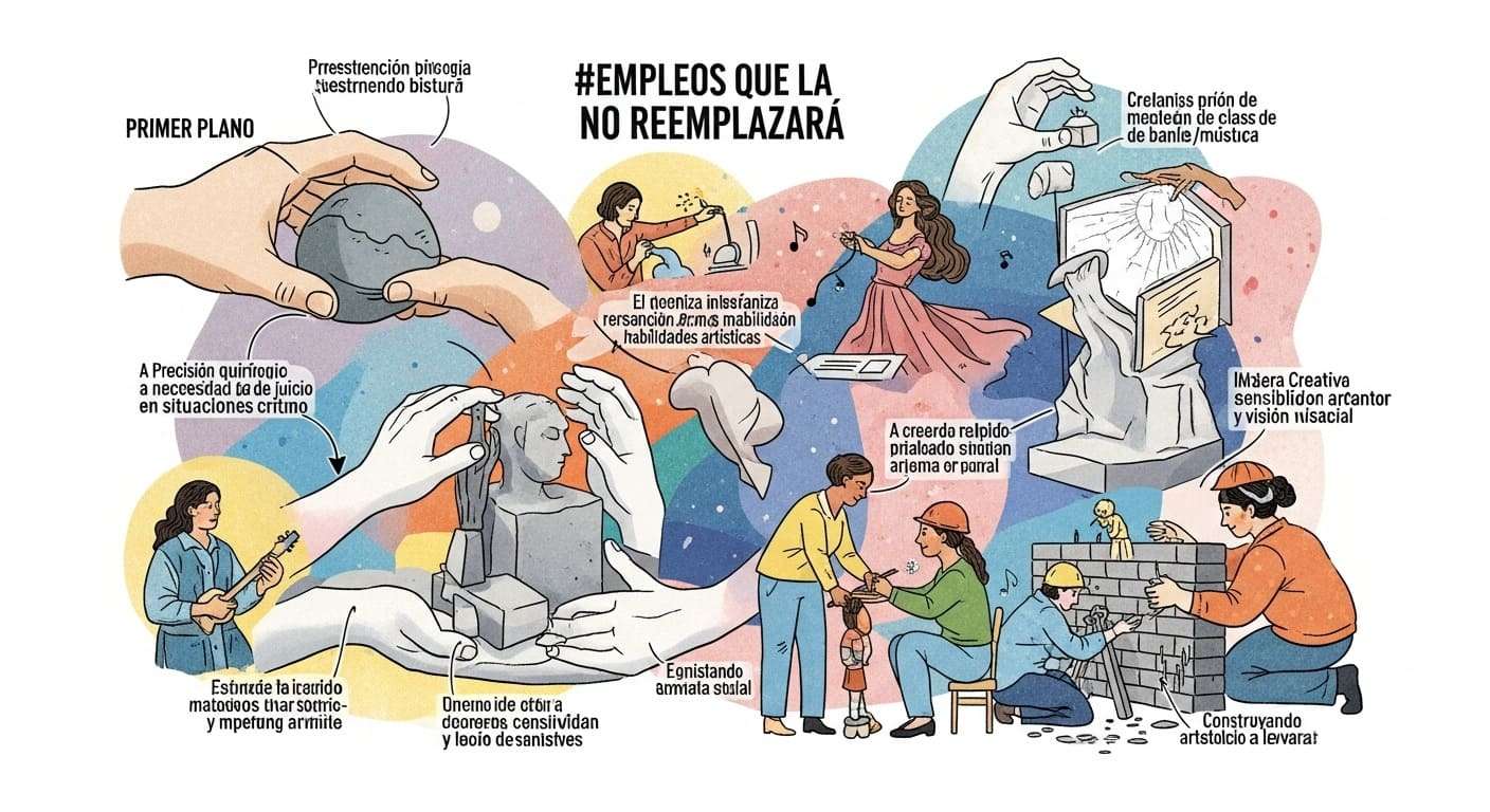 Los empleos que la Inteligencia Artificial no podrá reemplazar (y los que ya está cambiando)